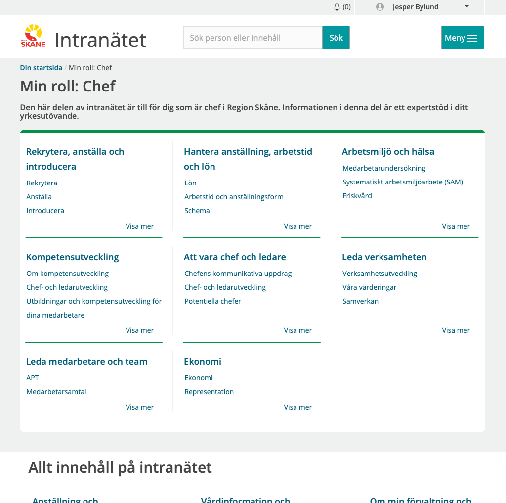 Min roll chef